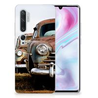 Xiaomi Mi Note 10 Pro Siliconen Hoesje met foto Vintage Auto - thumbnail