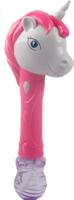 Free and Easy eenhoorn bellenblaas roze 15 cm