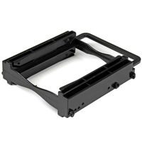 StarTech.com Dubbele 2.5" SSD/HDD montagebeugel voor 3.5” schijfstation toolfree installatie - thumbnail