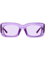 Linda Farrow x Linda Farrow lunettes de soleil à monture rectangulaire - Violet - thumbnail