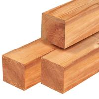 Paal Red Class Wood 12,0x12,0x300 cm Tuindeco - Tuindeco