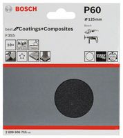 Bosch Accessories 2608606755 Schuurpapier voor schuurschijf Ongeperforeerd Korrelgrootte (num) 60 (Ø) 125 mm 10 stuk(s) - thumbnail