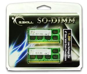 G.Skill 8GB DDR3-1600 Werkgeheugenmodule voor laptop DDR3 8 GB 2 x 4 GB 1600 MHz F3-1600C11D-8GSL