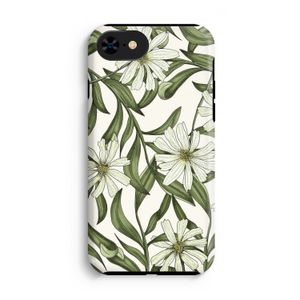 Wit bloemenpatroon: iPhone 7 Tough Case