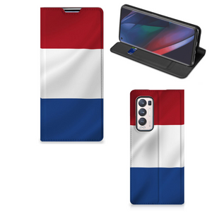 OPPO Find X3 Neo Standcase Nederlandse Vlag