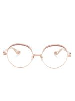 Dita Eyewear lunettes de vue Goolah à monture ronde - Métallisé