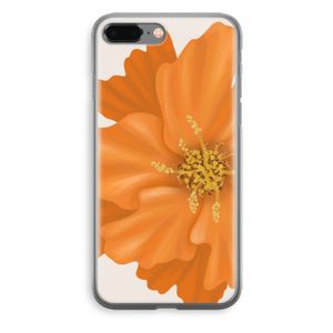 Orange Ellila flower: iPhone 8 Plus Transparant Hoesje