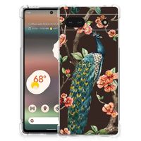 Google Pixel 6A Case Anti-shock Pauw met Bloemen