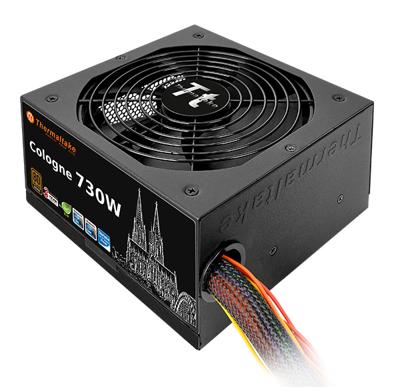 Thermaltake Cologne power supply unit 730 W 20+4 pin ATX ATX Zwart Thermaltake Cologne power supply unit 730 W 20+4 pin ATX ATX Zwart