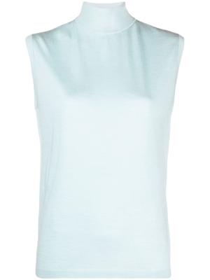 Lisa Yang Mouwloze top - Blauw