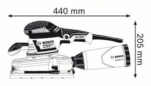 Bosch Professional GSS 280 AVE 0601292902 Vlakschuurmachine 350 W 114 x 226 mm