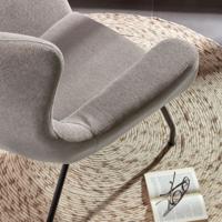 Kave Home Rond Vloerkleed 'Takashi' Ø200cm, kleur Naturel