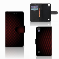 LG X Style Telefoon Hoesje Geruit Rood
