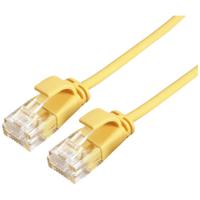 ROLINE UTP Data Center Patchkabel Cat.6A (Class EA), LSOH, extra dun, geel, 0,15 m - thumbnail