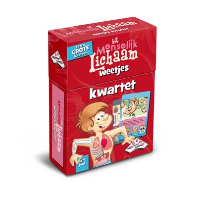 Identity Games Het menselijklichaam weetjes kwartet kaartspel