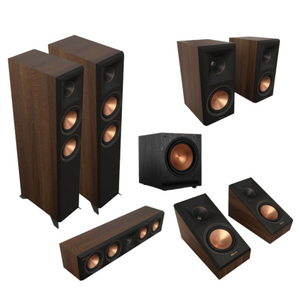 KLIPSCH: RP-5000FII HOME CINEMA 5.1.2 SYSTEEM - WALNOOT