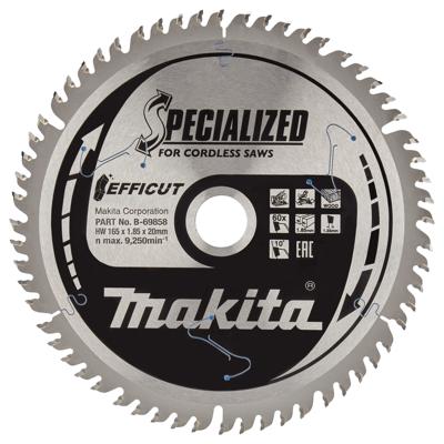 Makita Zaagblad 165x20x1,85 60T 10g Hout - B-69858