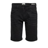 edc Men regular fit jeans short zwart