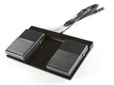 USB Foot Switch 2 Double - Voetschakelaar - 2 knoppen - met bekabeling
