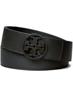 Tory Burch ceinture Miller à plaque logo - Noir