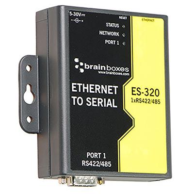 Brainboxes RS422/485 1 poort Ethernet naar seriële adapter