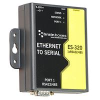 Brainboxes RS422/485 1 poort Ethernet naar seriële adapter