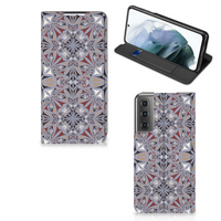 Samsung Galaxy S21 FE Standcase Flower Tiles