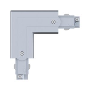 Paulmann 91370 ProRail3 L-Connect Erde 230V-railsysteemcomponenten L-verbinder ProRail3 Zilver