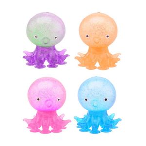 Johntoy Octopus Stressbal met Zuignappen