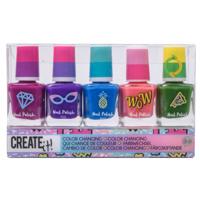 Create It! Nagellak Set Meisjes 5 Stuks