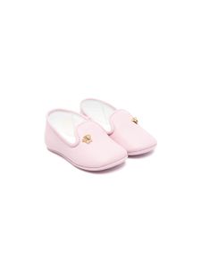 Versace Kids ballerines à détail Medusa - Rose