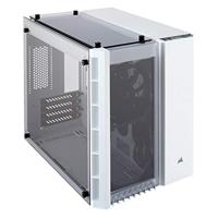 Corsair Crystal 280X PC-behuizing (Micro ATX met gehard glas), geen LED, wit