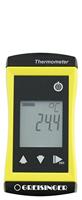 GHM Greisinger G1700 nauwkeurige universele thermometer, met BNC-aansluiting, zonder voeler, geel