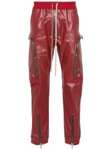 Rick Owens pantalon Bauhaus à poches cargo - Rouge