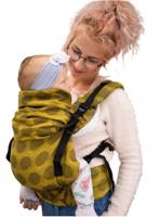 Kinder Hop draagzak Multi Grow Roe-Deers katoen blauw/grijs