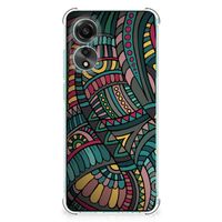 OPPO A78 4G Doorzichtige Silicone Hoesje Aztec - thumbnail