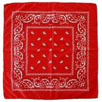 4x Rode boeren bandana zakdoeken