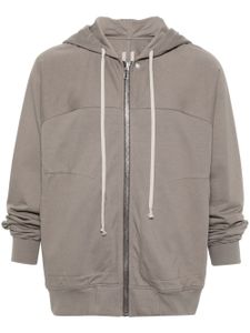 Rick Owens hoodie en coton à fermeture zippée - Marron