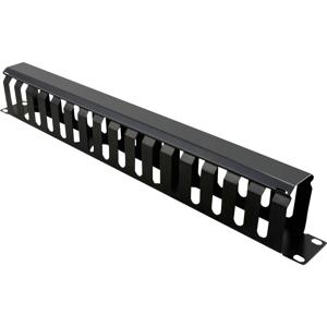 Value 26.99.0305 19 inch Frontplaat voor patchkast 1 HE Zwart