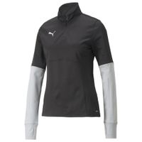 PUMA Trainingsshirt individualLIGA Kwartrits - Zwart/Grijs Dames