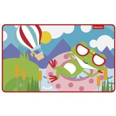 Fisher Price vloerkleed fleece kikker 75 x 45 cm multicolor Fisher Price vloerkleed fleece kikker 75 x 45 cm multicolor