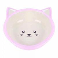 Happy Pet Pet Bowl in Roze Keramische Duurzaam Vaatwasmachinebestendig Hygiënische Voedsel Water Voeding Schotel Voor Katten & Kittens Huisdieren Accessoire