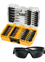 DeWalt Accessoires 53-delige Schroefbitset met zonnebril | In TOUGH CASE - DT70703-QZ