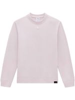 Courrèges sweat en coton à logo appliqué - Rose