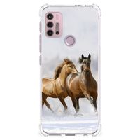 Motorola Moto G30 | G20 | G10 Case Anti-shock Paarden - thumbnail