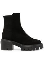 Stuart Weitzman bottines 5050 en daim - Noir