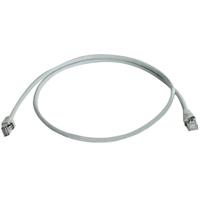 Telegärtner L00006D0080 RJ45 Netwerkkabel, patchkabel CAT 5e F/UTP 25.00 m Grijs Vlambestendig, Snagless 25 m - thumbnail