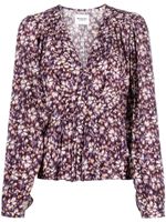 MARANT ÉTOILE blouse Catchell à fleurs - Violet - thumbnail