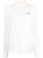 Lacoste chemise à logo brodé - Blanc