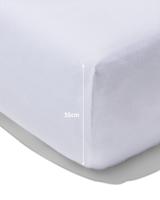 HEMA Boxspring Hoeslaken Zacht Katoen 160x200 Wit (wit) - thumbnail